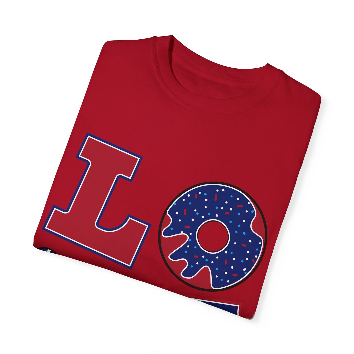 Patriotic Love T-Shirt for Summer Celebrations