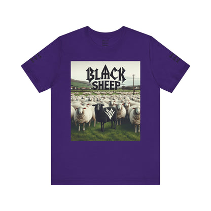 Black Sheep Graphic Unisex Tee - Edgy Casual Wear for Animal Lovers