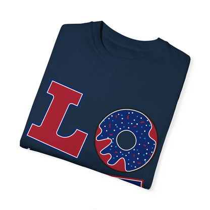 Patriotic Love T-Shirt for Summer Celebrations