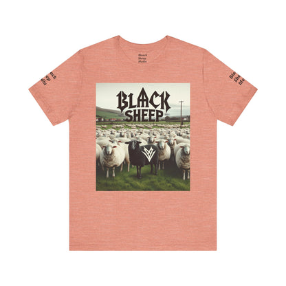 Black Sheep Graphic Unisex Tee - Edgy Casual Wear for Animal Lovers