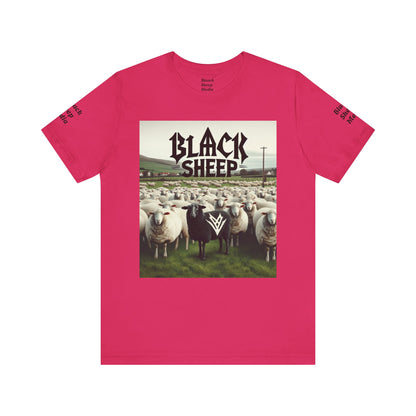 Black Sheep Graphic Unisex Tee - Edgy Casual Wear for Animal Lovers