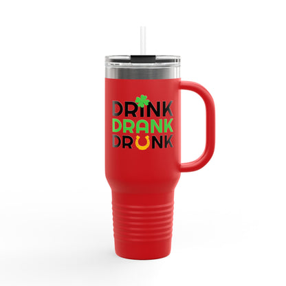 St. Patrick's Day Insulated Travel Mug - 40oz, Fun Drink Design