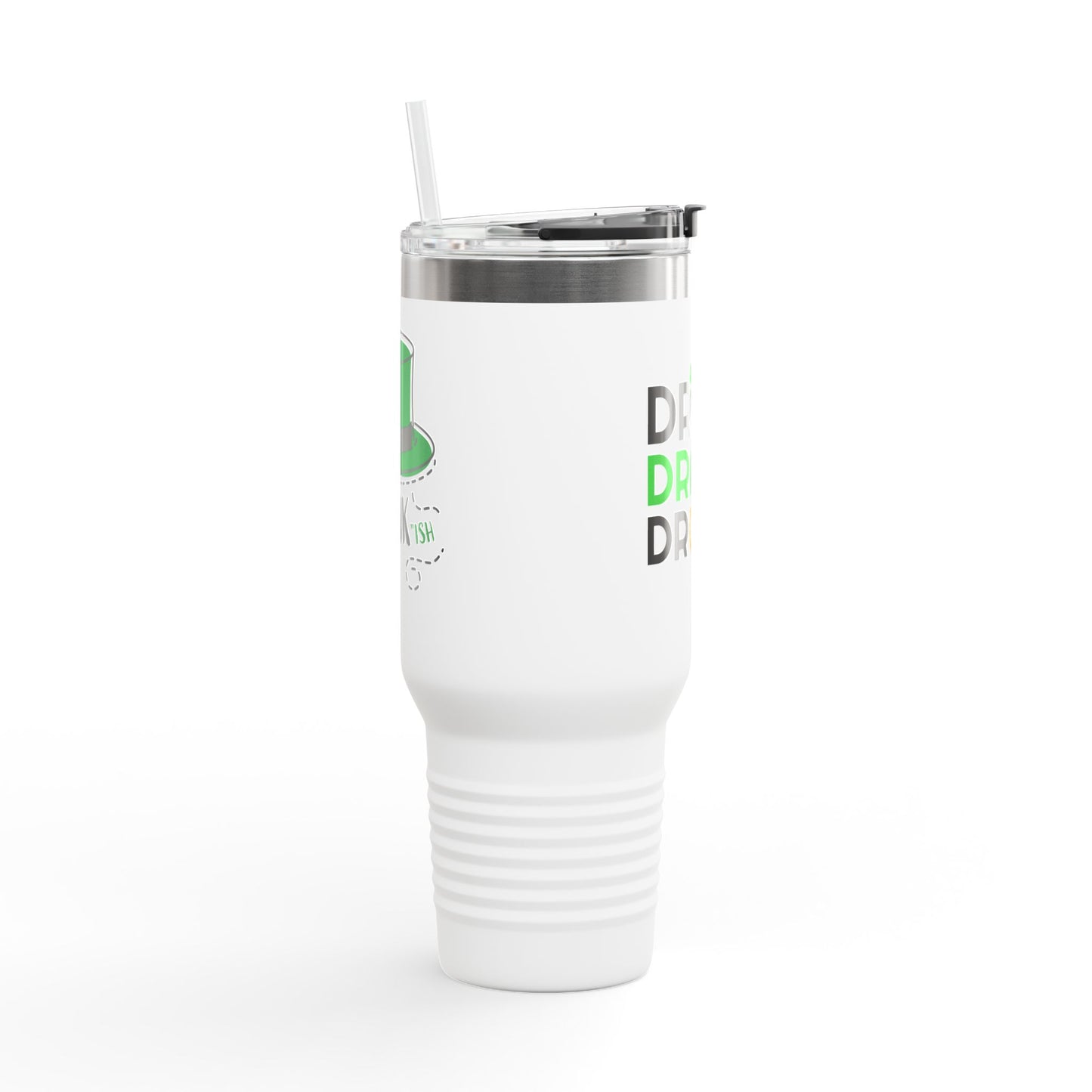 St. Patrick's Day Insulated Travel Mug - 40oz, Fun Drink Design