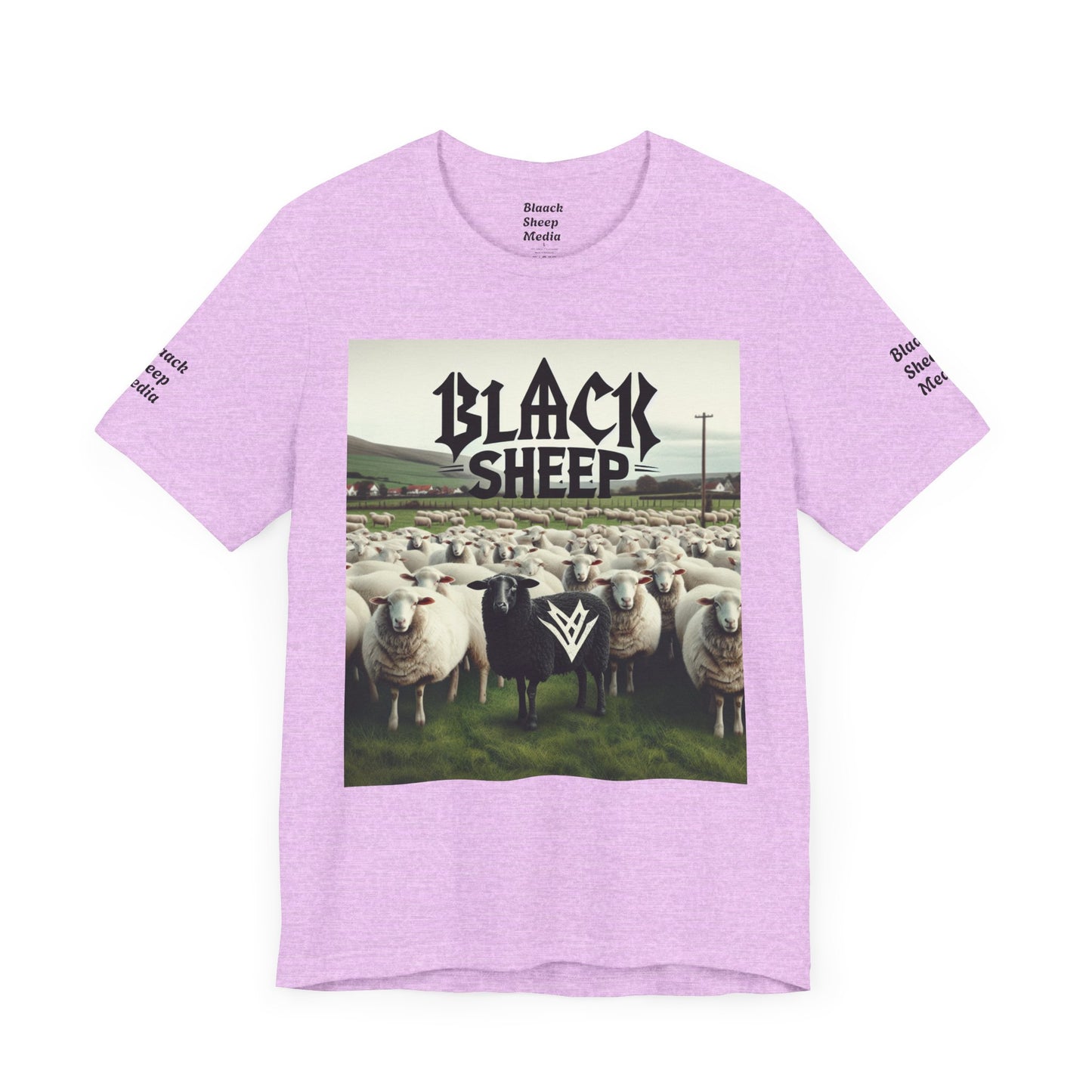 Black Sheep Graphic Unisex Tee - Edgy Casual Wear for Animal Lovers