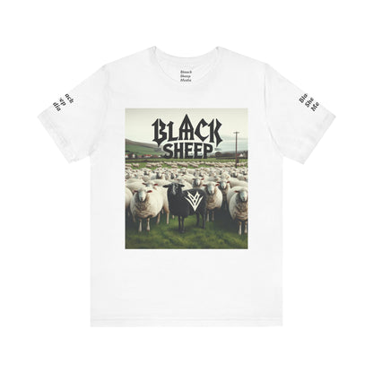 Black Sheep Graphic Unisex Tee - Edgy Casual Wear for Animal Lovers