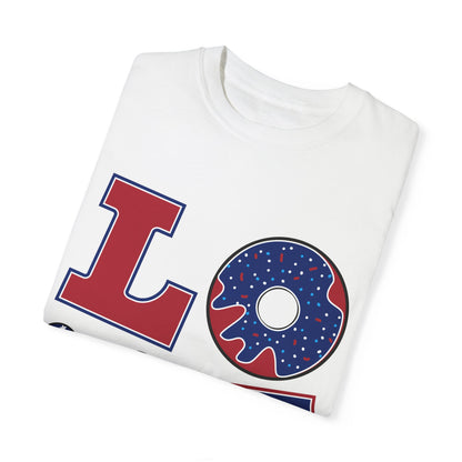 Patriotic Love T-Shirt for Summer Celebrations