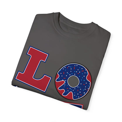 Patriotic Love T-Shirt for Summer Celebrations