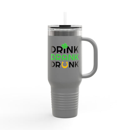 St. Patrick's Day Insulated Travel Mug - 40oz, Fun Drink Design