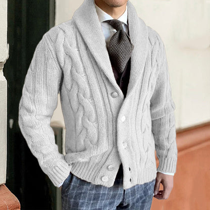 New Autumn And Winter Knitted Cardigan Men's Sweater