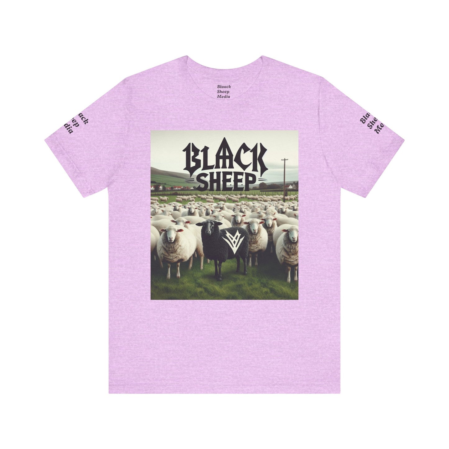 Black Sheep Graphic Unisex Tee - Edgy Casual Wear for Animal Lovers