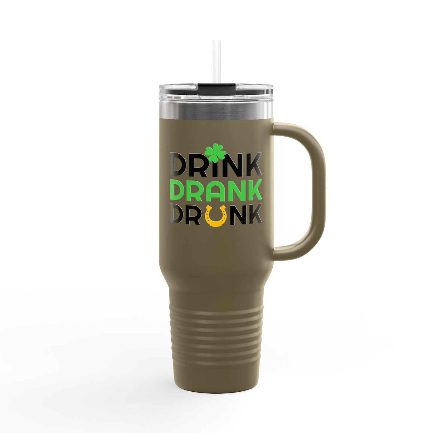 St. Patrick's Day Insulated Travel Mug - 40oz, Fun Drink Design