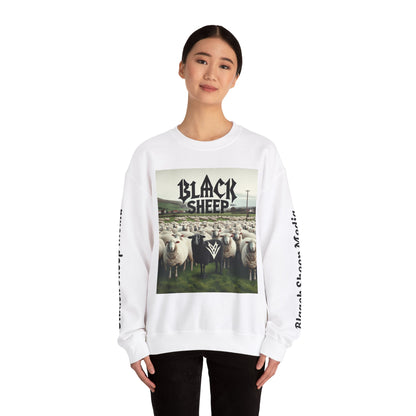 Black Sheep Unisex Heavy Blend™ Crewneck Sweatshirt - Cozy Streetwear for Bold Style