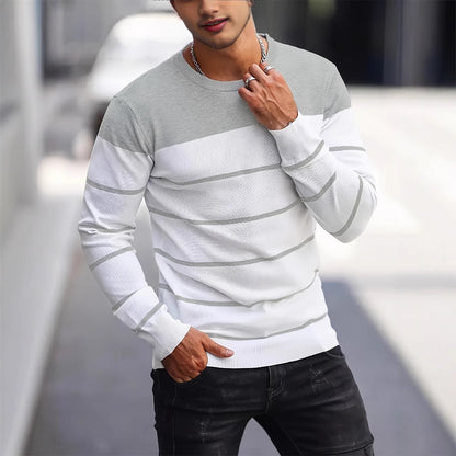 Men's Knitwear Fashion Crew Neck Casual Sweater