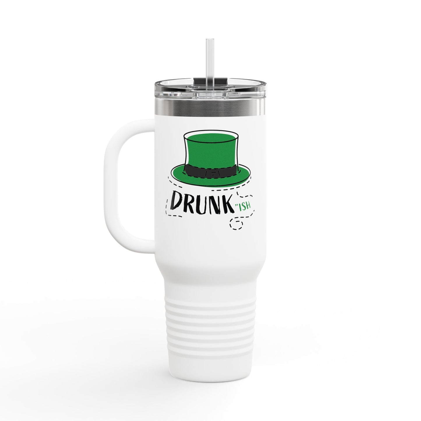 St. Patrick's Day Insulated Travel Mug - 40oz, Fun Drink Design