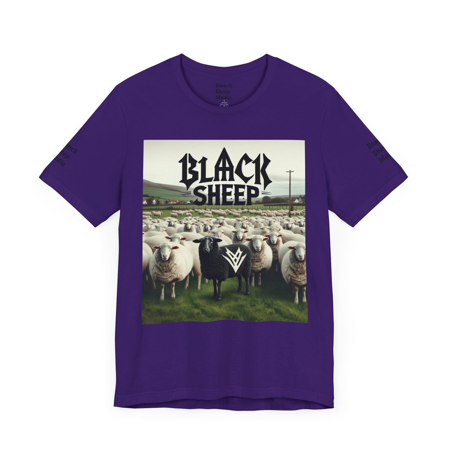 Black Sheep Graphic Unisex Tee - Edgy Casual Wear for Animal Lovers