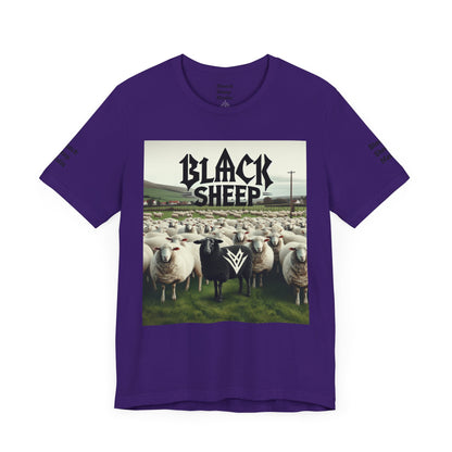 Black Sheep Graphic Unisex Tee - Edgy Casual Wear for Animal Lovers