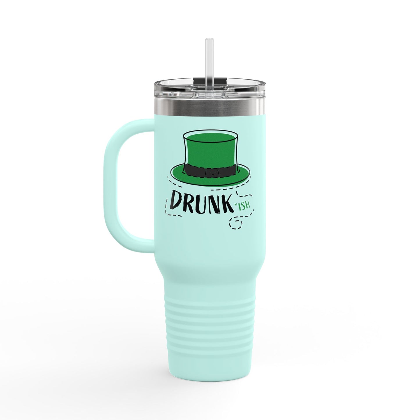 St. Patrick's Day Insulated Travel Mug - 40oz, Fun Drink Design