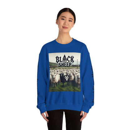 Black Sheep Unisex Heavy Blend™ Crewneck Sweatshirt - Cozy Streetwear for Bold Style