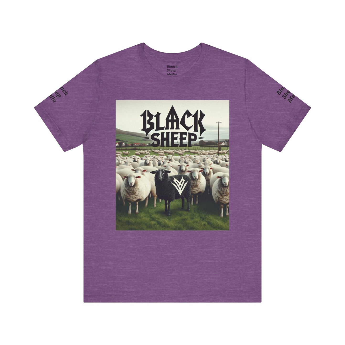 Black Sheep Graphic Unisex Tee - Edgy Casual Wear for Animal Lovers