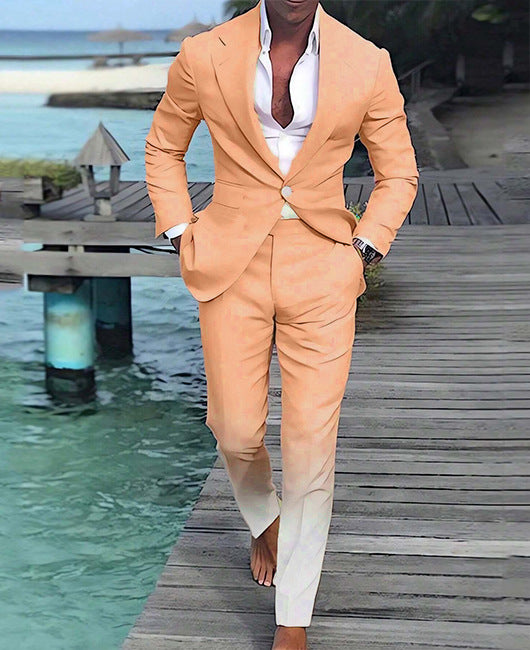 Fashion Suit Loose Temperament Suit Jacket For Men