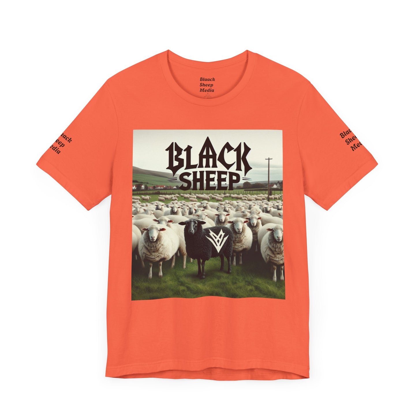 Black Sheep Graphic Unisex Tee - Edgy Casual Wear for Animal Lovers