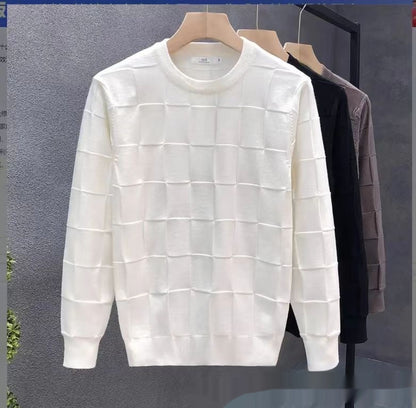 Spring And Autumn Three-dimensional Round Sweater Men