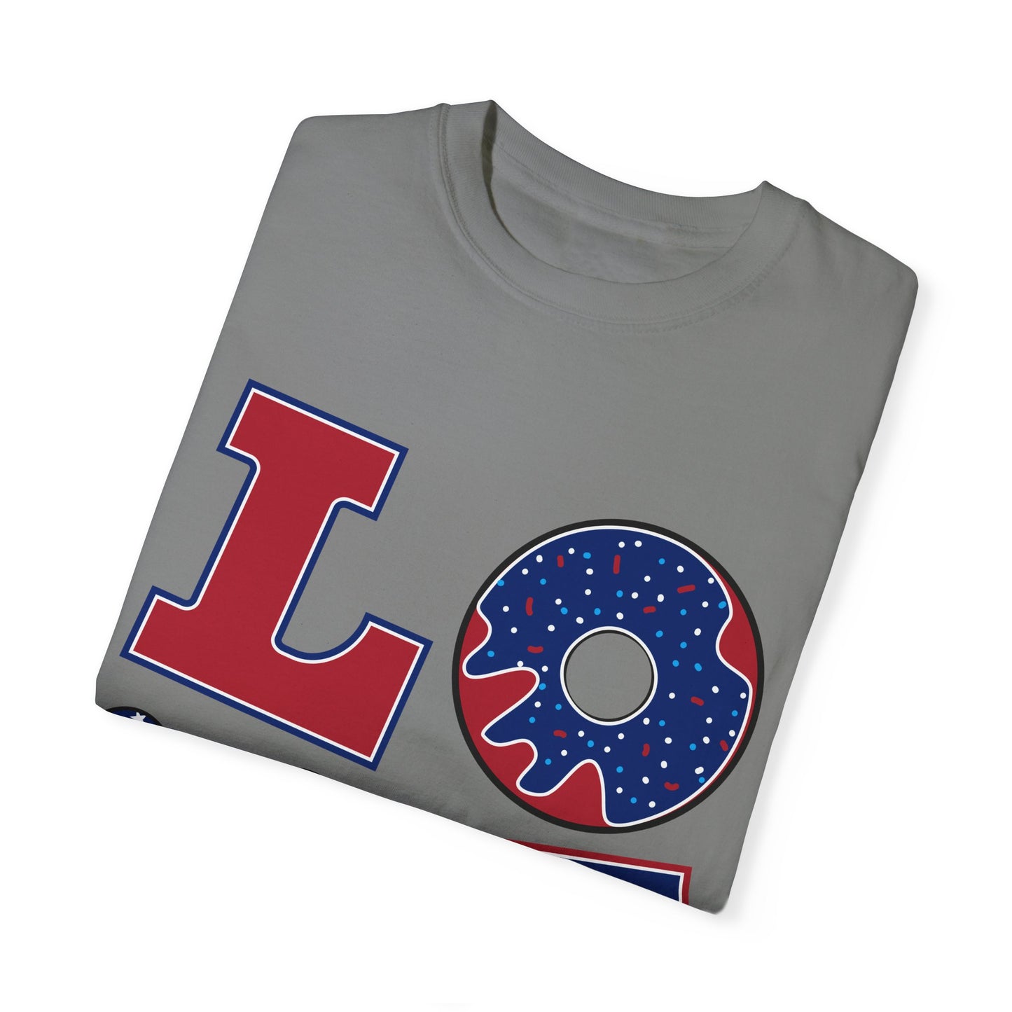 Patriotic Love T-Shirt for Summer Celebrations