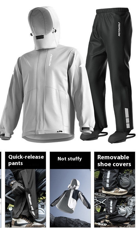 Cycling Raincoat Outdoor Traveling By Motorcycle Shell Jacket Suit