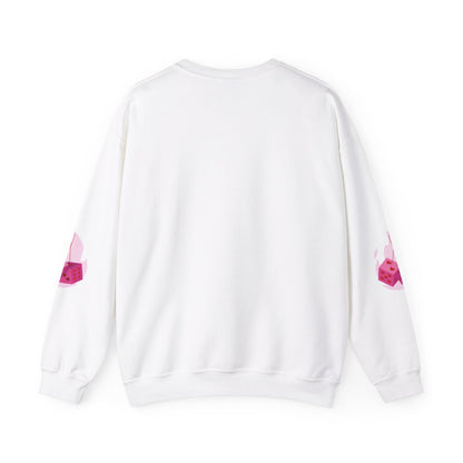 Unisex Heavy Blend™ Crewneck Sweatshirt - Valentine's Day Love Hearts Design