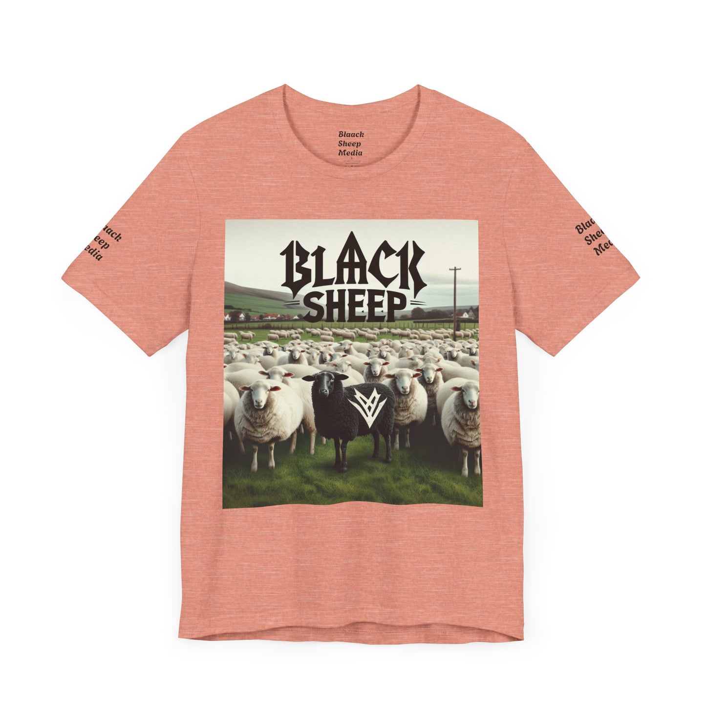 Black Sheep Graphic Unisex Tee - Edgy Casual Wear for Animal Lovers