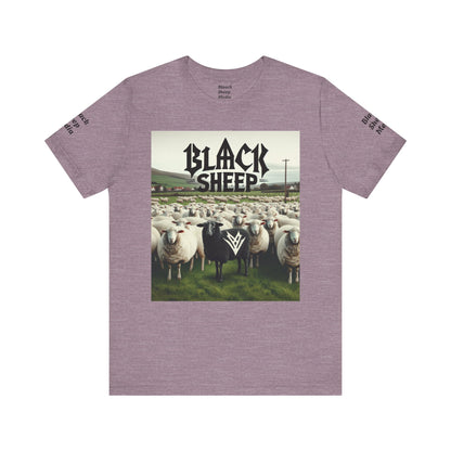 Black Sheep Graphic Unisex Tee - Edgy Casual Wear for Animal Lovers