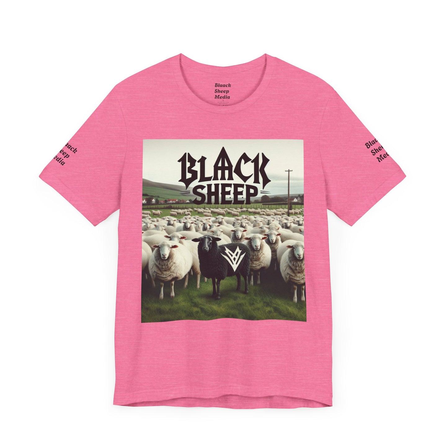 Black Sheep Graphic Unisex Tee - Edgy Casual Wear for Animal Lovers