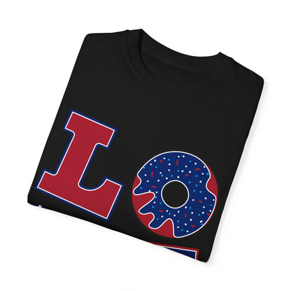 Patriotic Love T-Shirt for Summer Celebrations