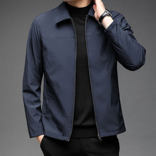 Lapel Jacket Fall Winter Coat Men's Clothing