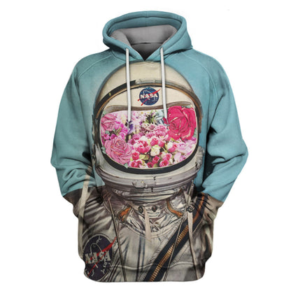 Men's 3d Space Suit Digital Printing Long-sleeved Pullover Hoodie