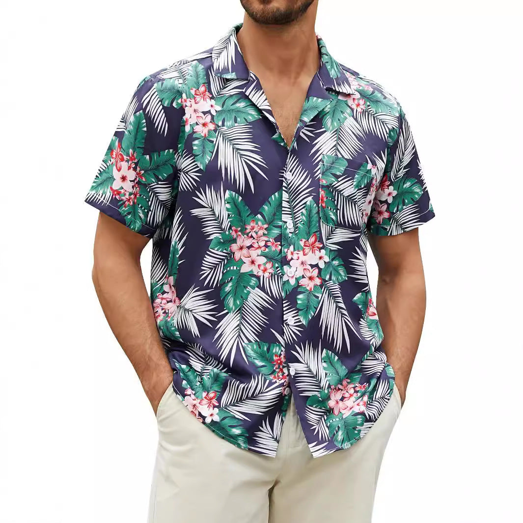 Men's Fashion Personalized Hawaiian 3D Printed Shirt