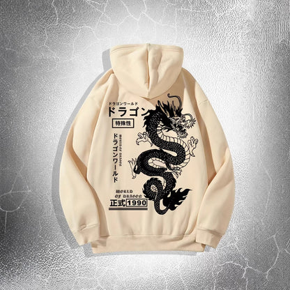 European And American Simple Printed Dark Style Hoodie