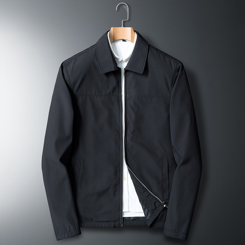 Lapel Jacket Fall Winter Coat Men's Clothing