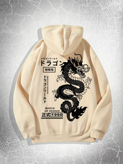 European And American Simple Printed Dark Style Hoodie